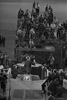 Broadcasting Prints: Senator John F. Kennedy Giving Speech