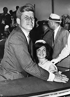Senator John F. Kennedy and Jacqueline Kennedy