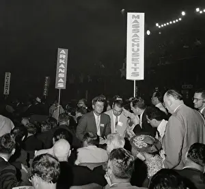 Senator John F Kennedy with Massachusetts Delegation