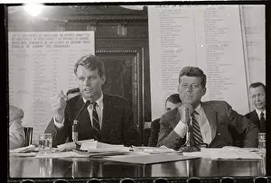 Senator John Kennedy and Robert Kennedy Question Jimmy Hoffa