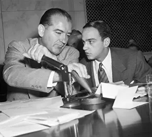 Congress Prints: Senator Joseph McCarthy With Roy Cohn