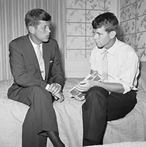 Hotel Room Prints: Senator Kennedy and his Brother Robert