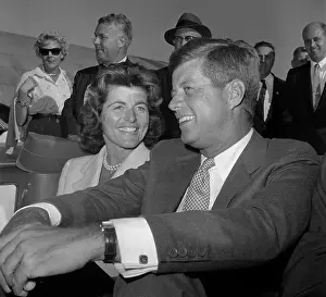 Senator Kennedy and His Sister Patricia