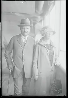 Senator and Mrs. Calder Posing Together