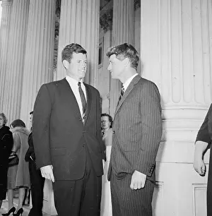 Senator Robert Kennedy and John