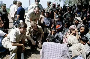 Huty35337 Prints: Senator Sasser Visiting Cambodian Refugee Camp
