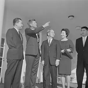 Senator Visiting John Kennedy