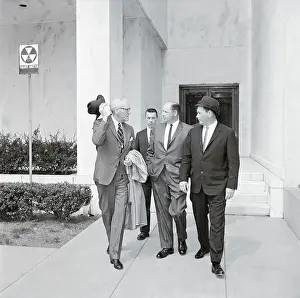 Walkway Prints: Senator Walking with Kennedy Assassination Witnesses