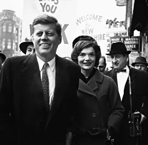 Senator and Wife Walking Together