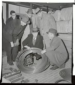 Senators Inspecting Wire Tubing