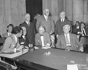Senators at John Pierpont Morgan Hearing