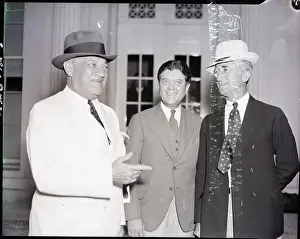 Byrnes Prints: Senators Robert Wagner, Robert La Follette and James Byrnes