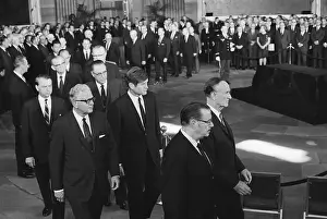 Rotunda Prints: Senators View Everett Dirksen's Coffin