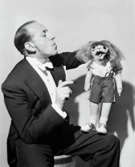 Ventriloquist Prints: Senor Wences And Partner Johnny Martin
