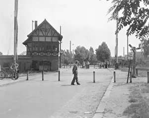 Guarding Prints: Sentries at West German Checkpoint