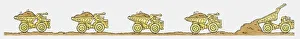 Images Dated 20th November 2009: Sequence of illustrations showing giant dumper truck on the move