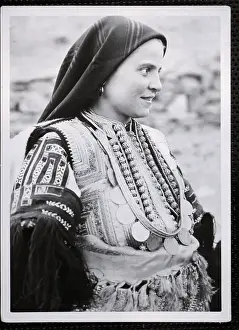 Peasant Prints: Serbian Peasant Girl