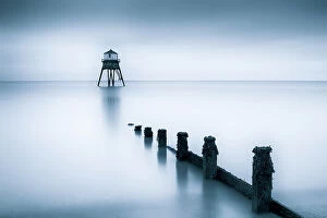 Captivating Global Landscape Vistas by George Johnson: Serene View of Harwich Lighthouse