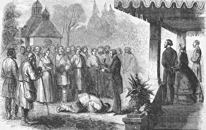 Serf Being Freed at Ceremony