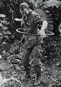 Sergeant Hula Hooping for Fun