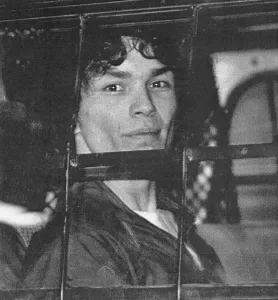 Prisoner Prints: Serial Killer Richard Ramirez in Police Van