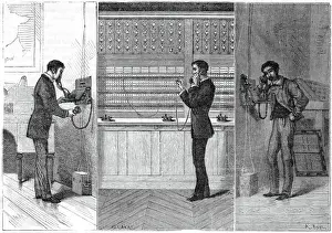 Series demonstrating telephone call