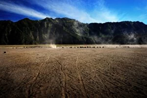 Images Dated 30th July 2011: Service at foot of MT.Bromo, Indonesia