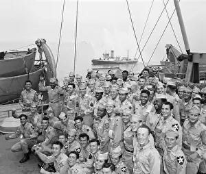 Ferry Prints: US Servicemen Returning Home