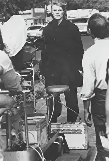 David Bowie Prints: On Set Of The Man Who Fell To Earth