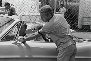 Prints of American actor Richard Thomas beside American actress Joanne Woodward in a car, and American actor Paul Newman, on the set of Winning, filmed at the Riverside International Raceway in Moreno Valley Paul Newman: A Life in Frames: On The Set Of Winning