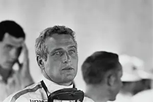 Prints of American actor Paul Newman, wearing racing coveralls with goggles suspended around his neck, on the set of Winning, filmed at the Riverside International Raceway in Moreno Valley, California Paul Newman: A Life in Frames: On The Set Of Winning