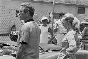Prints of American actor Paul Newman and American actress Joanne Woodward on the set of Winning, filmed at the Riverside International Raceway in Moreno Valley, California, August 1968 Paul Newman: A Life in Frames: On The Set Of Winning