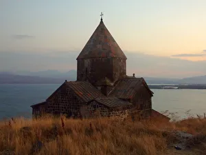 Images Dated 6th September 2010: Sevanavank at Lake Sevan