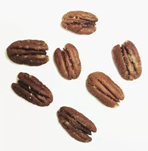 Seven pecan nuts
