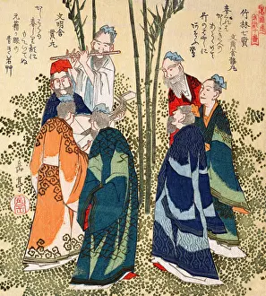 Bamboo Prints: Seven Sages in a Bamboo Grove