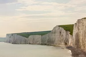Images Dated 30th May 2012: Seven Sisters chalk cliffs, Seaford, Sussex, England, United Kingdom