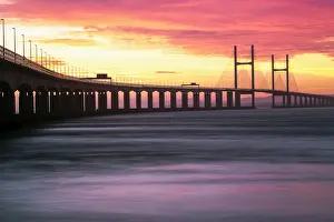 Cable Stayed Bridge Prints: Seventh Heaven