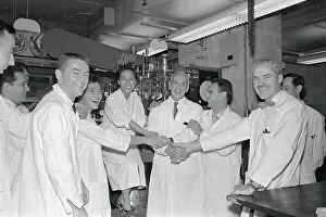 Severo Ochoa Receiving Handshake