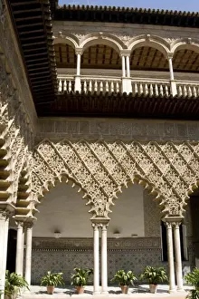 Alcazar Prints: Seville Alcazar - Patio de las Doncellas