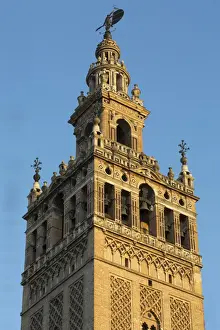 Bell Tower Tower Prints: Seville Cathedral, La Giralda tower