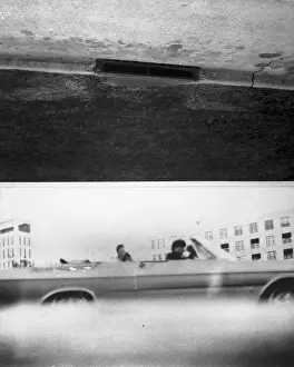 Investigating Prints: Sewer Grate and View from Grate in Dallas