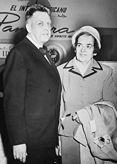 Sex Researcher Alfred Kinsey with His Wife in Peru