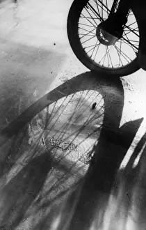 Bicycle Prints: Shadow Wheel