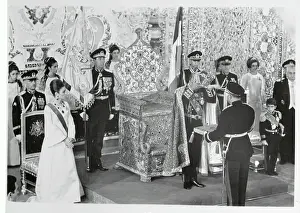 Shah of Iran and Others at Royal Ceremony