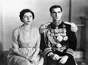 Shah Mohammed Reza Pahlavi and Empress Soraya of Iran