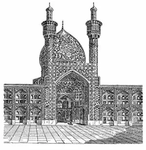 Images Dated 3rd February 2018: Shah Mosque, Grand Mosque at Isfahan, Iran