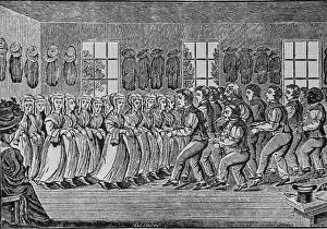 Shaker Prints: Shakers Dancing in Ceremony
