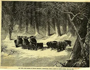 Shakers Enjoying a Sleigh Ride