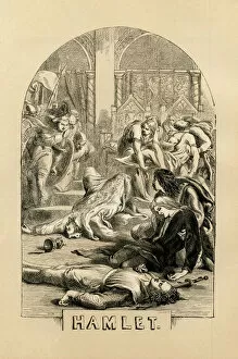 Images Dated 7th May 2011: Shakespeare, Hamlet, Engraving