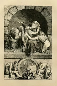 Images Dated 6th May 2011: Shakespeare, Titus Andronicus, Engraving